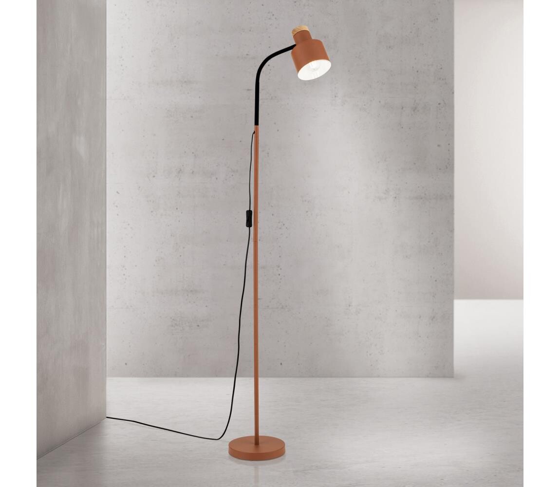 Orion - Stojací lampa GILI 1xE27/40W/230V cihlová Stl 12-1195/1 korallenrot