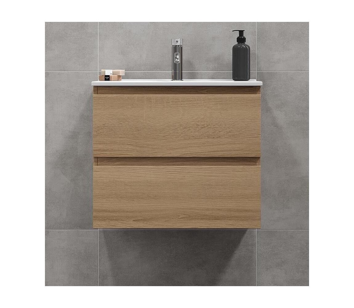 BATH DELUXE Koupelnová skříňka s umyvadlem KENWOOD 61 cm bílá BT0096+BT0104