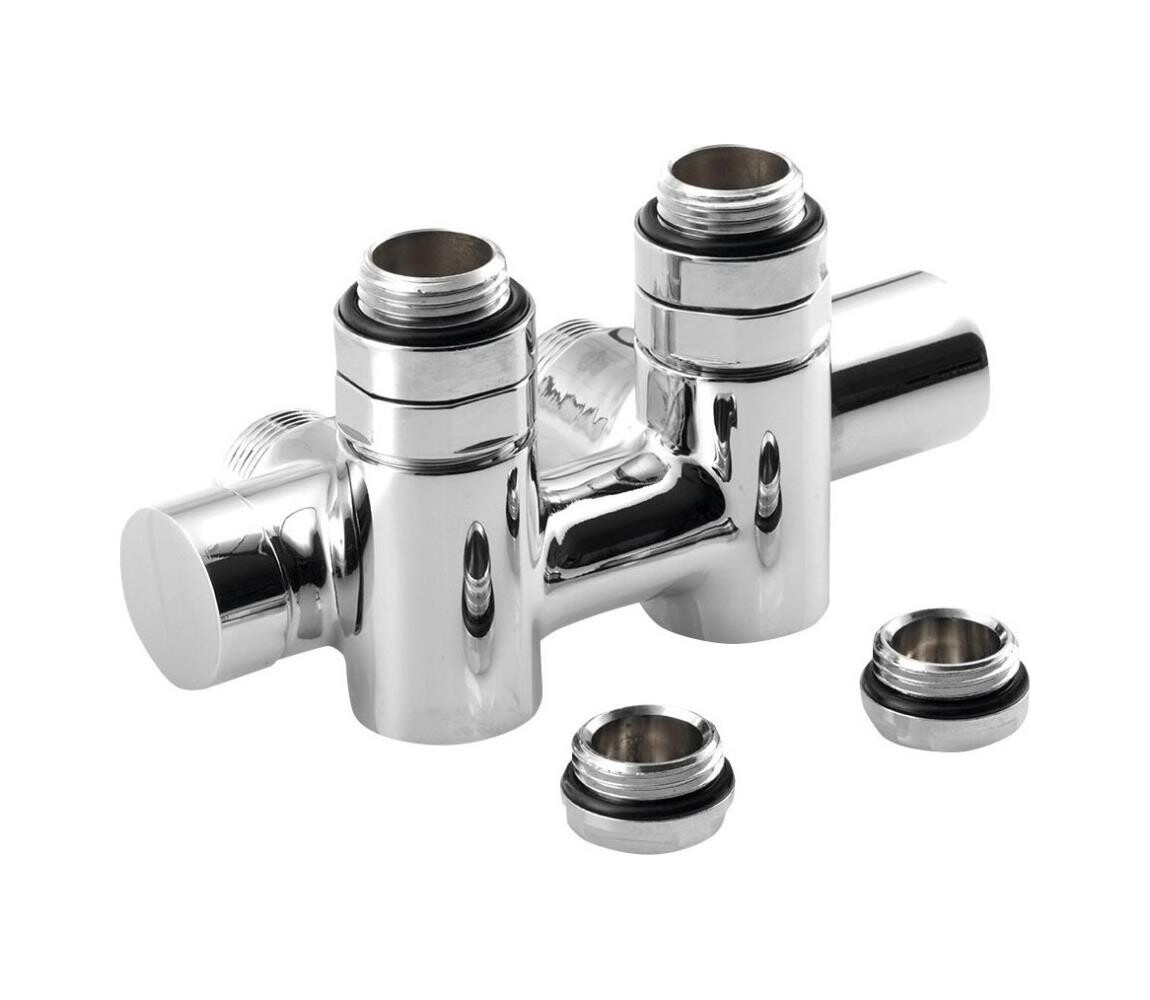 Sapho - Připoj sada lů pro středové připojení TWIN COMBI pravá/lesklý chrom CP461S