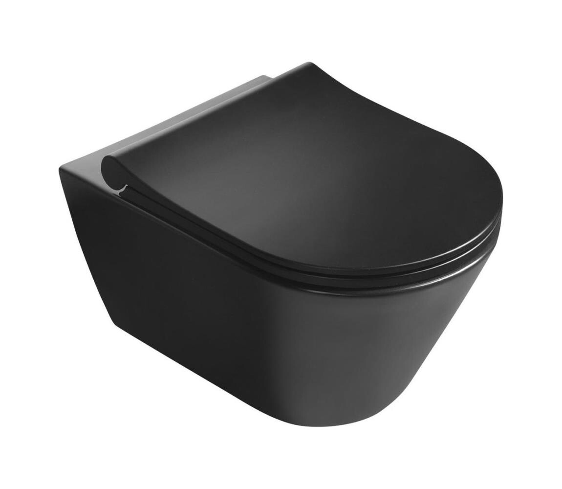 Sapho - Závěsné WC AVVA keramika/černá 100314-110