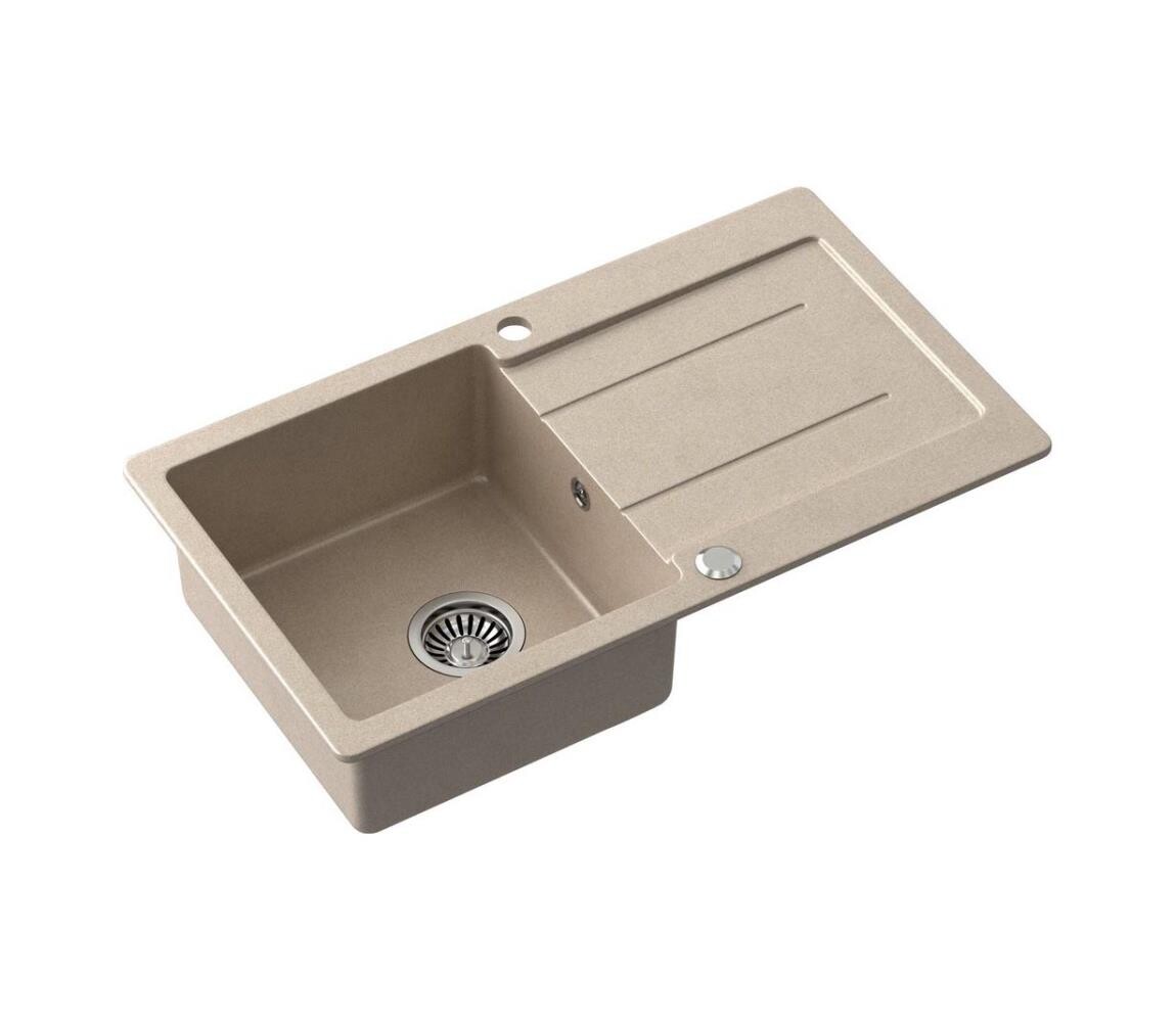 Samona - Kuchyňský dřez SAMONA 77x44 cm granit/béžová 30874505