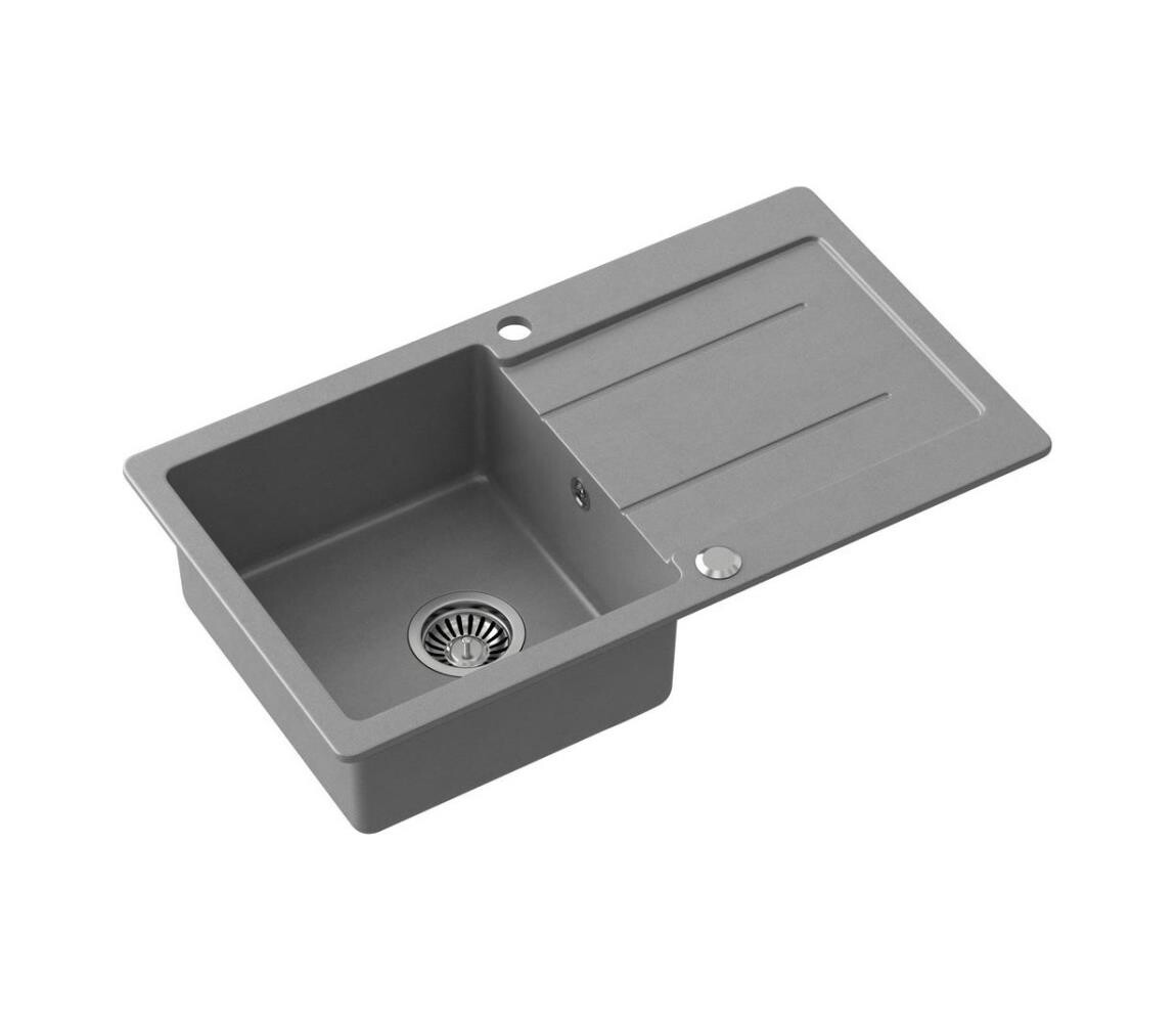 Samona - Kuchyňský dřez SAMONA 77x44 cm granit/šedá 30874508