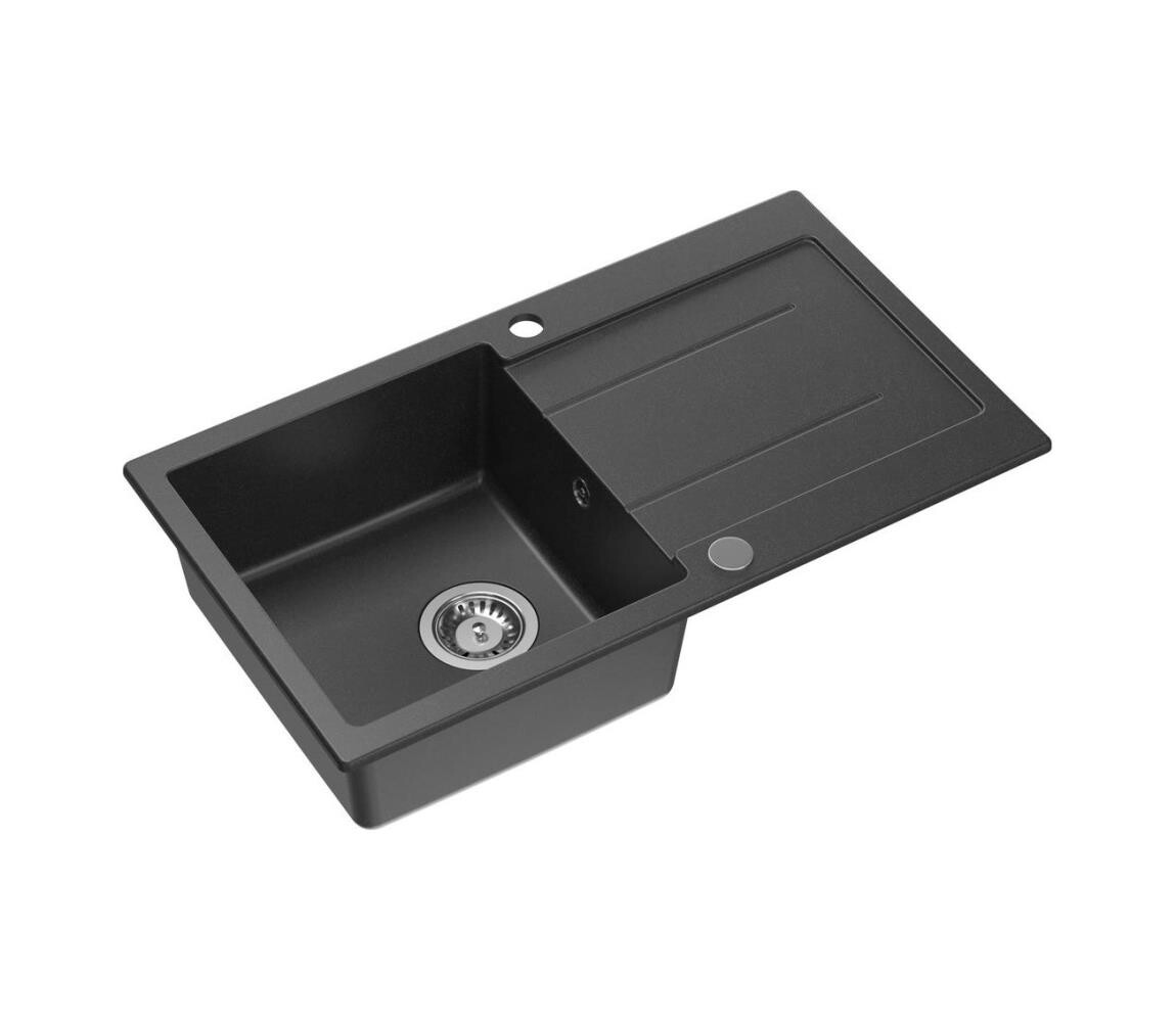 Samona - Kuchyňský dřez SAMONA 77x44 cm granit/černá 30874504