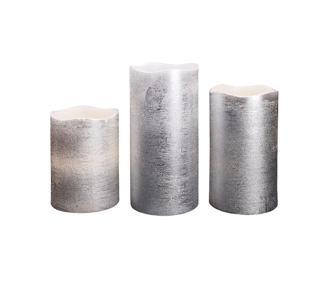 1V286 - SADA 3x LED Svíčka LED/3xAAA teplá bílá 1V286