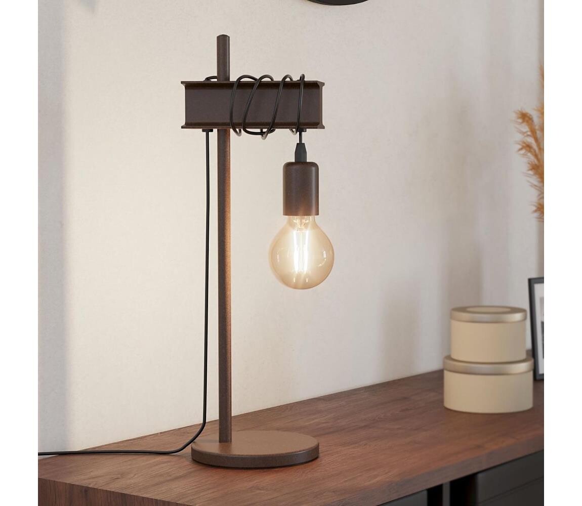 Eglo 43525 - Stolní lampa TOWNSHEND 1xE27/10W/230V 43525