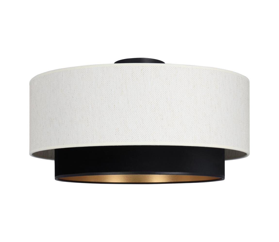 Stropní svítidlo NATIA 1xE27/60W/230V bílá/černá H0229