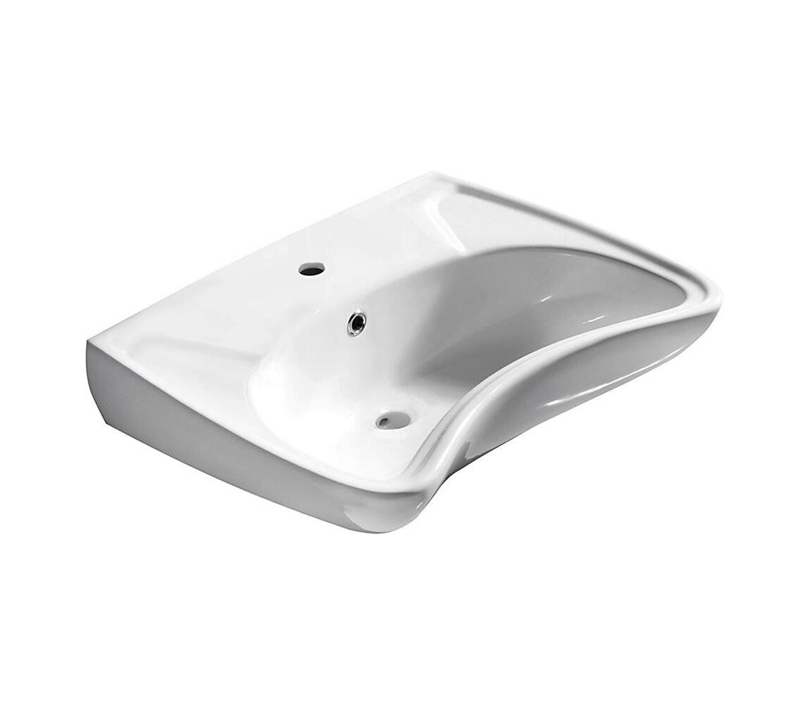 Isvea - Umyvadlo pro tělesně handicapované 45,6x59,5 cm keramika/bílá 10TP60060