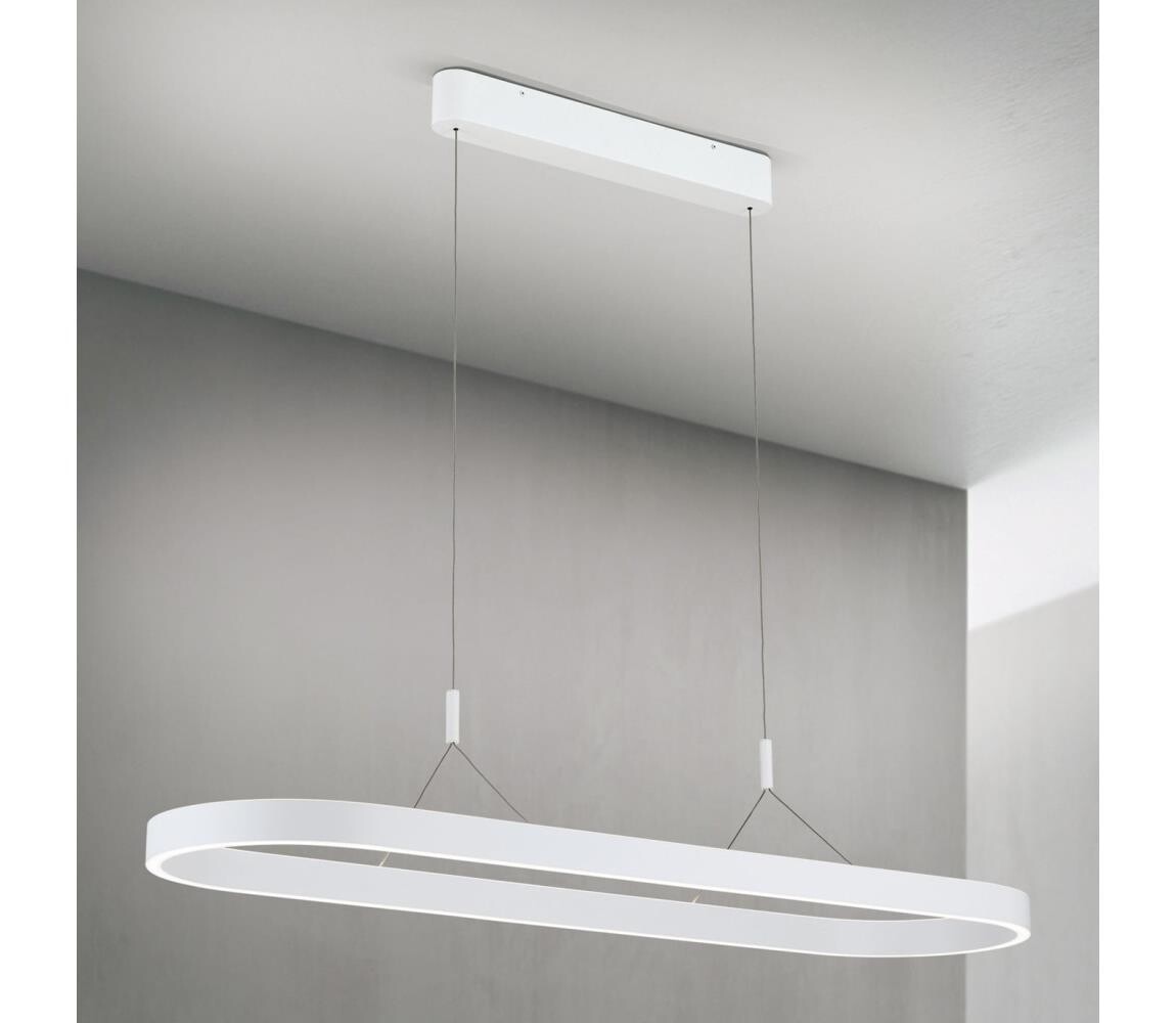 Orion - LED Lustr na lanku CARRARA LED/80W/230V 2700/3000/4000K bílá HL 6-1718 weiß