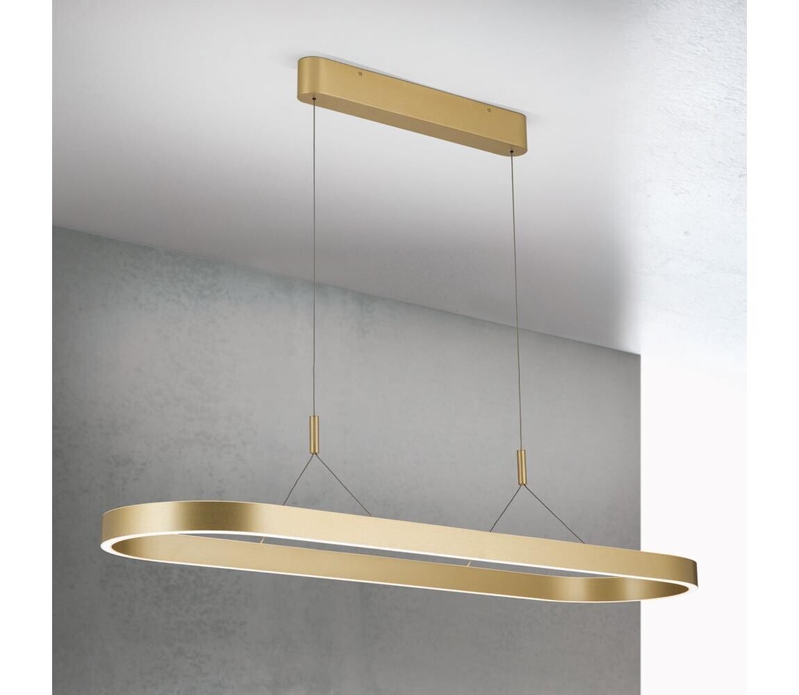 Orion - LED Lustr na lanku CARRARA LED/80W/230V 2700/3000/4000K zlatá HL 6-1718 gold-matt