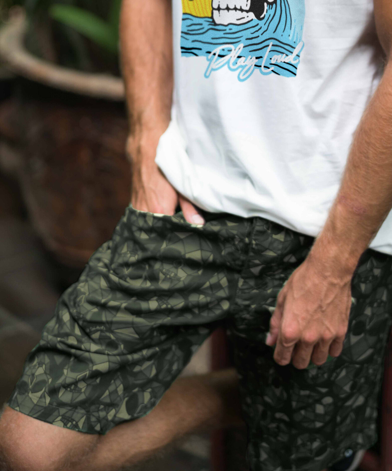 Pánské kraťasy 69SLAM SKULLMOND (MWFSKD-KH) 32