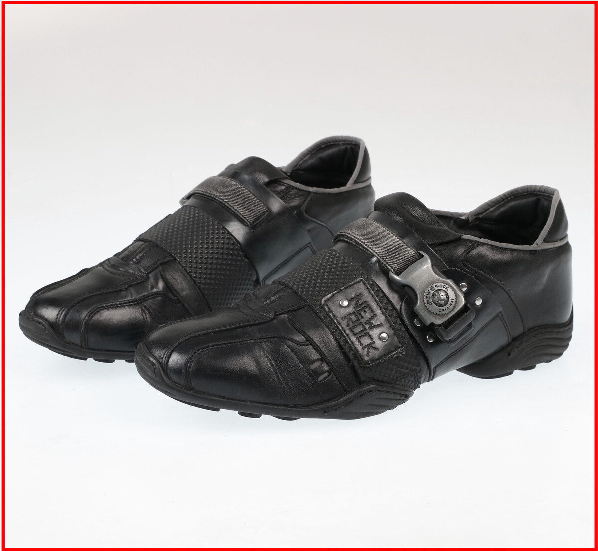 boty NEW ROCK - CHAROL STUCO ACERO - POŠKOZENÉ 43