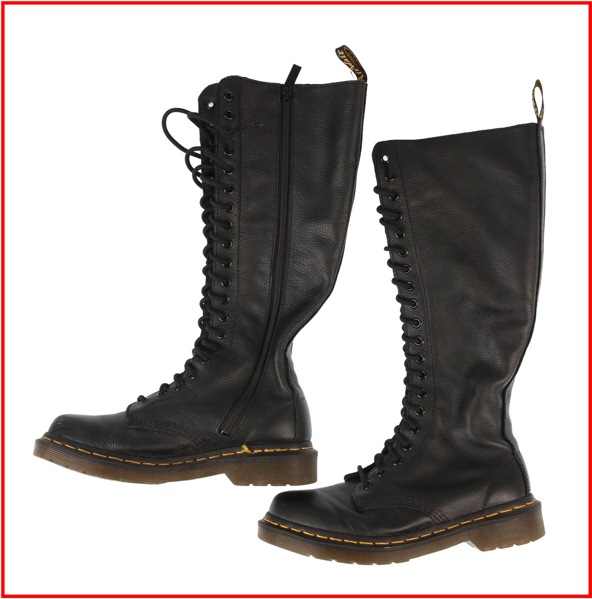 boty DR. MARTENS - 20 dírkové - 1B60 Virginia black - POŠKOZENÉ 37