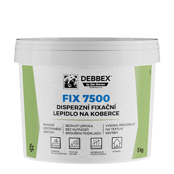 Disperzní fixační lepidlo na koberce FIX 7500 - 10 kg Den Braven