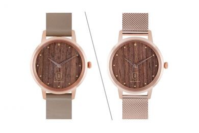 Hodinky Diamond Rose Watch Kožený