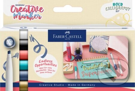 Popisovače Gofa Creative kaligrafické set 6 - Faber-Castell