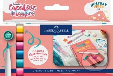 Popisovače Gofa Creative set 6 Holiday Vibes - Faber-Castell