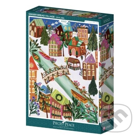 Puzzle Dedina zázvorového chleba - Pieces & Peace