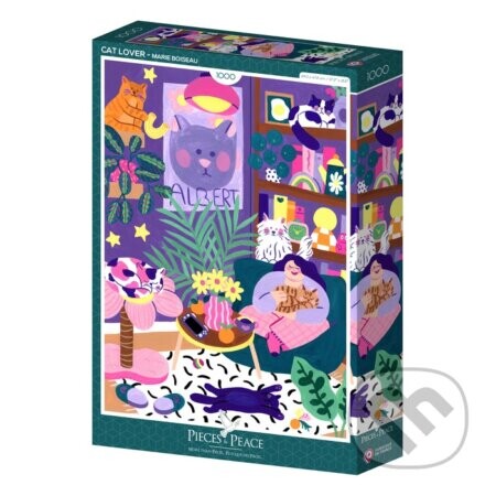 Puzzle Milovník mačiek - Marie Boiseau