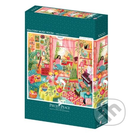 Puzzle Balkón Hudobná miestnosť - Pieces & Peace
