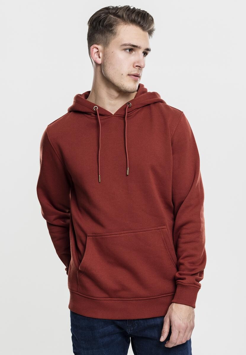 Basic Sweat Hoody rezavá