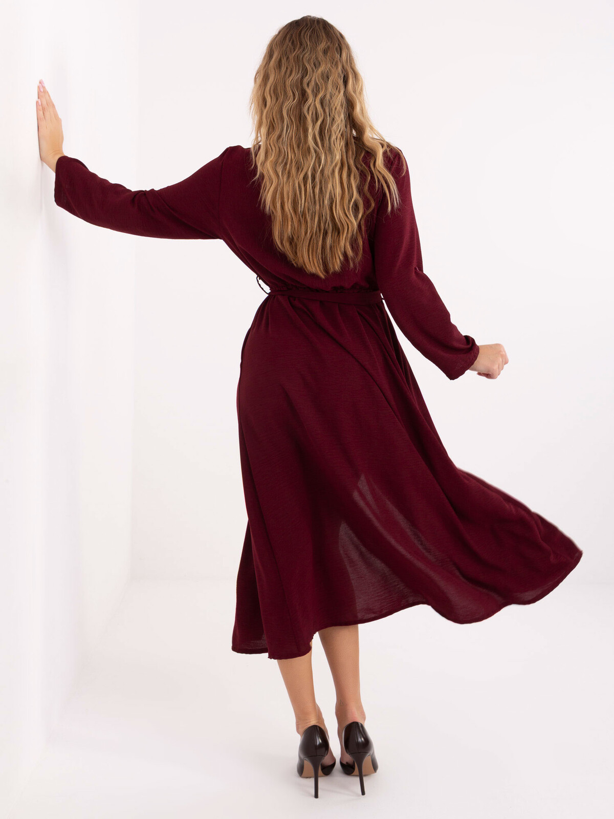 Dress-MI-SK-C258.16-burgundy