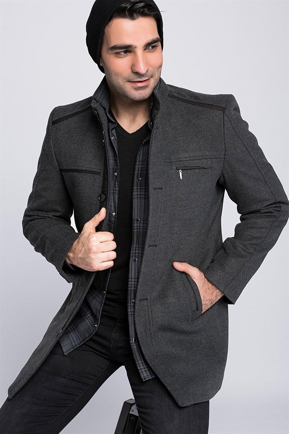 PLT8369 DEWBERRY COAT-SMOKED