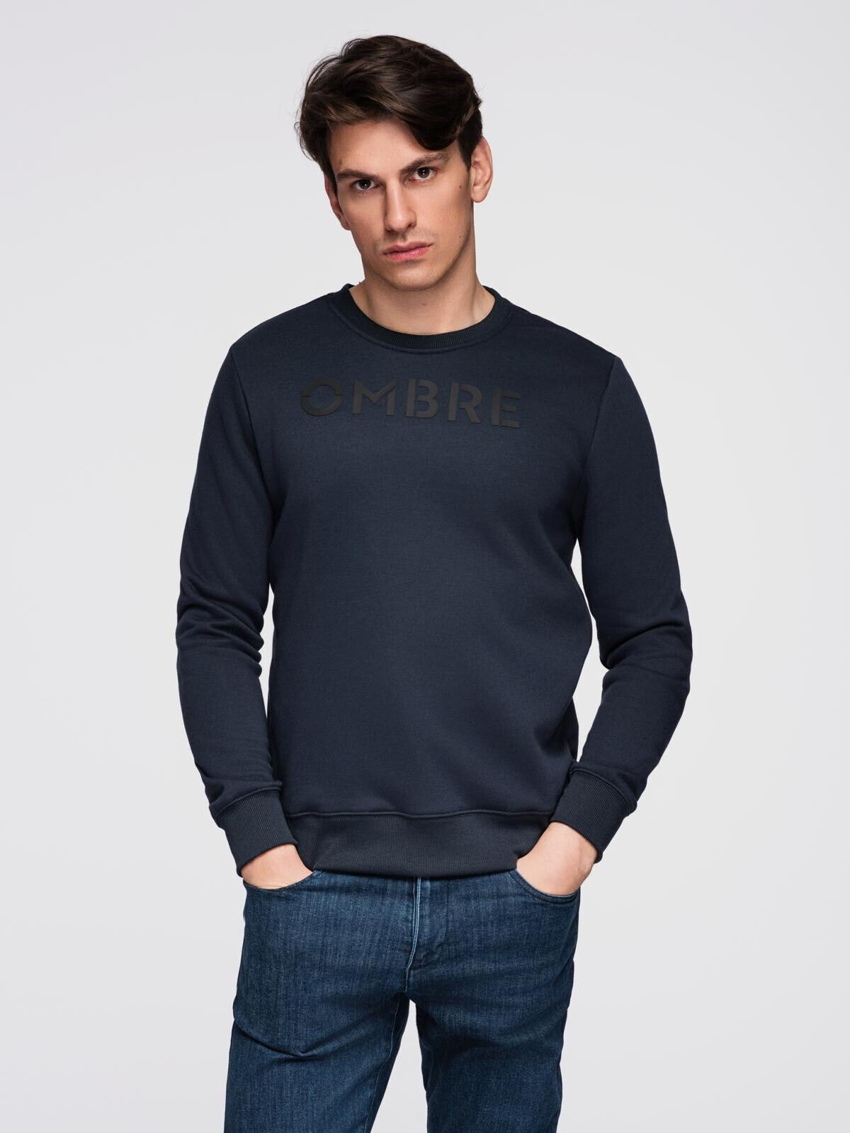 Ombre Classic men's sweatshirt with inscription