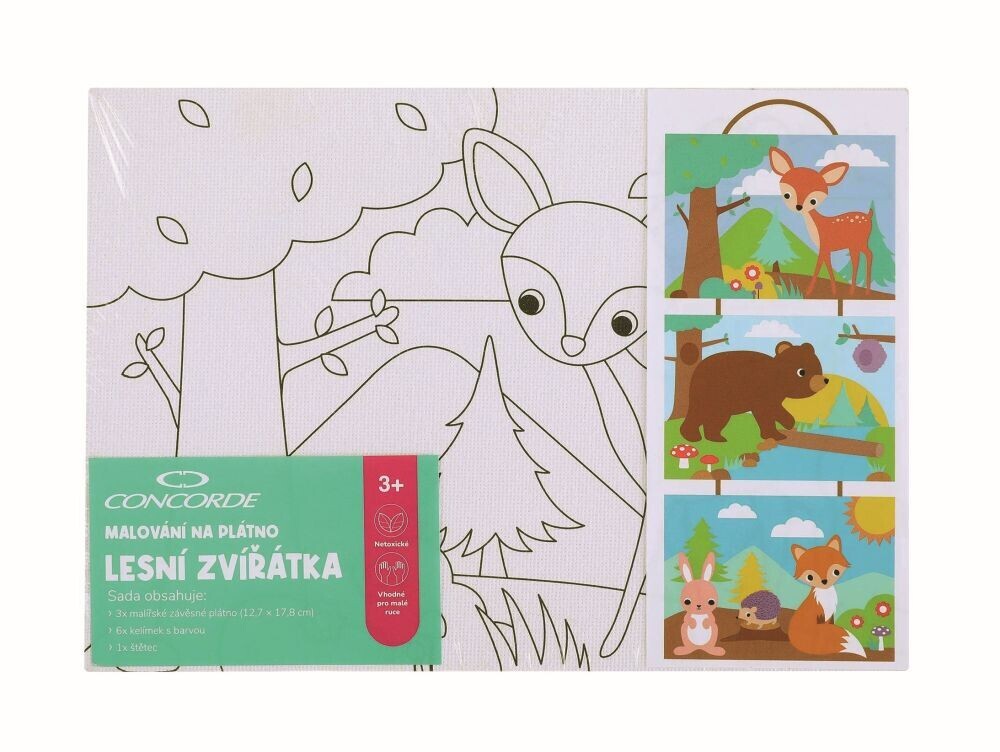 Concorde Malování na plátno - Lesní zvířátka