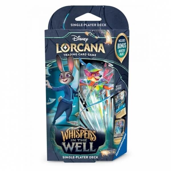 Disney Lorcana TCG: Whispers in the Well - Starter Deck - Judy Hopps a Robin Hood (Sapphire a Steel)