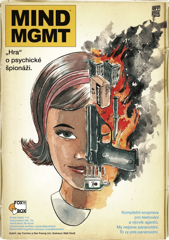 Fox in the Box Poškozené - MIND MGMT: Hra o psychické špionáži