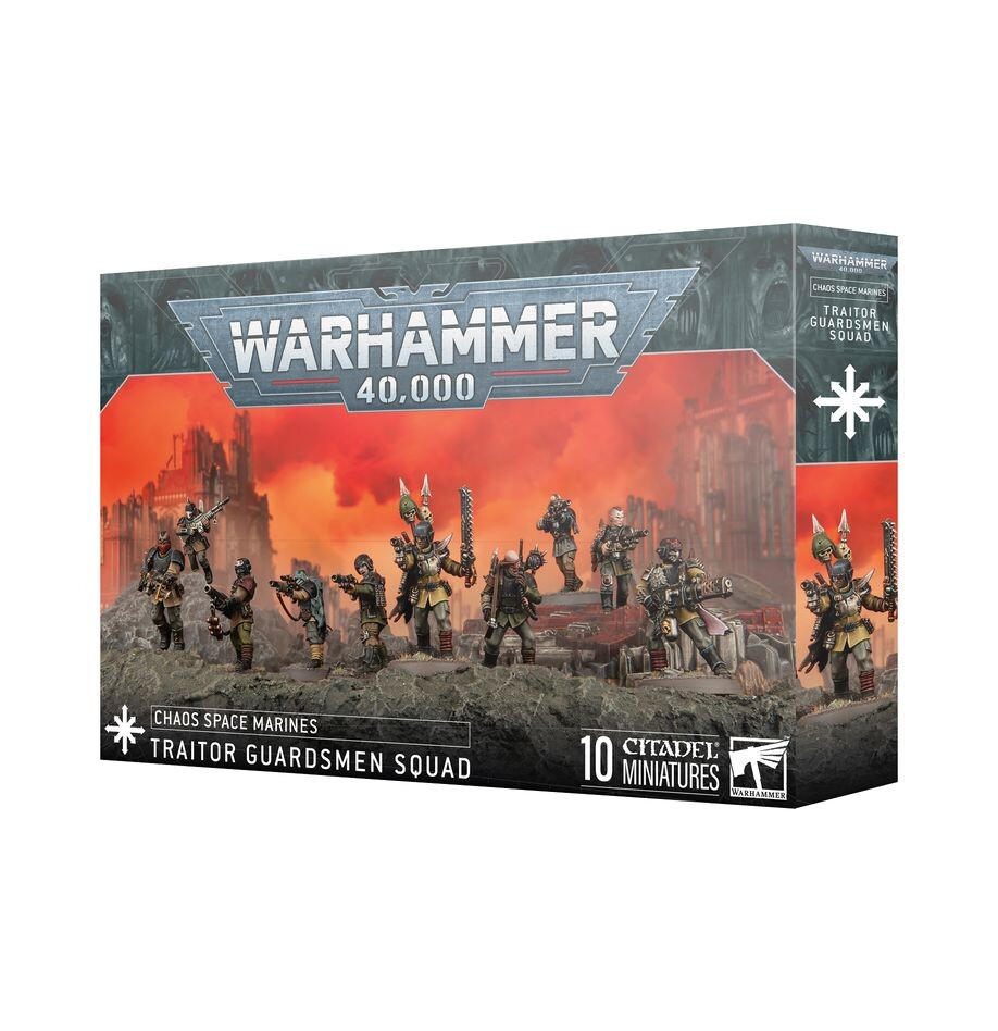 Games Workshop Warhammer 40000: Chaos space marines: Traitor guardsmen squad