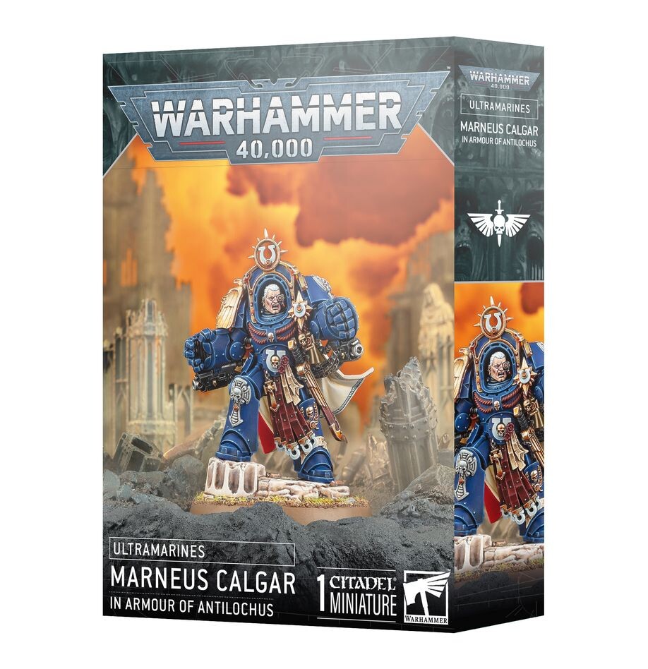 Games Workshop Warhammer 40000: Ultramarines: Marneus Calgar in Armour of Antilochus