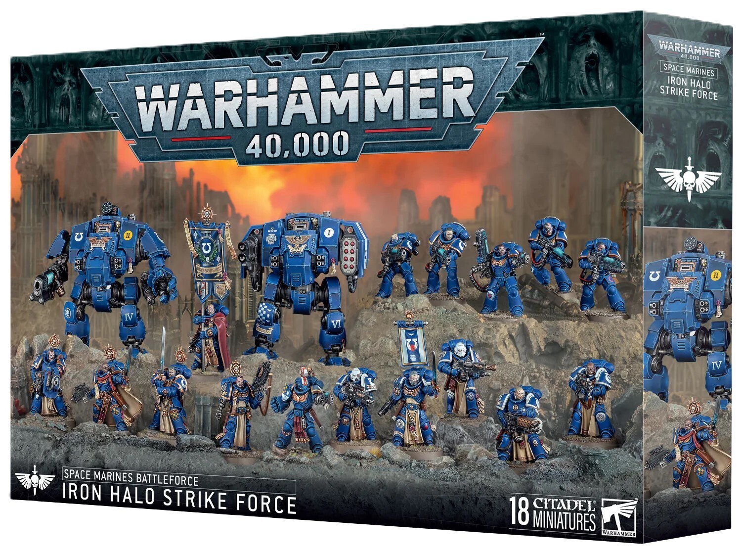 Games Workshop Warhammer 40000: Space Marines Battleforce: Iron Halo Strike Force