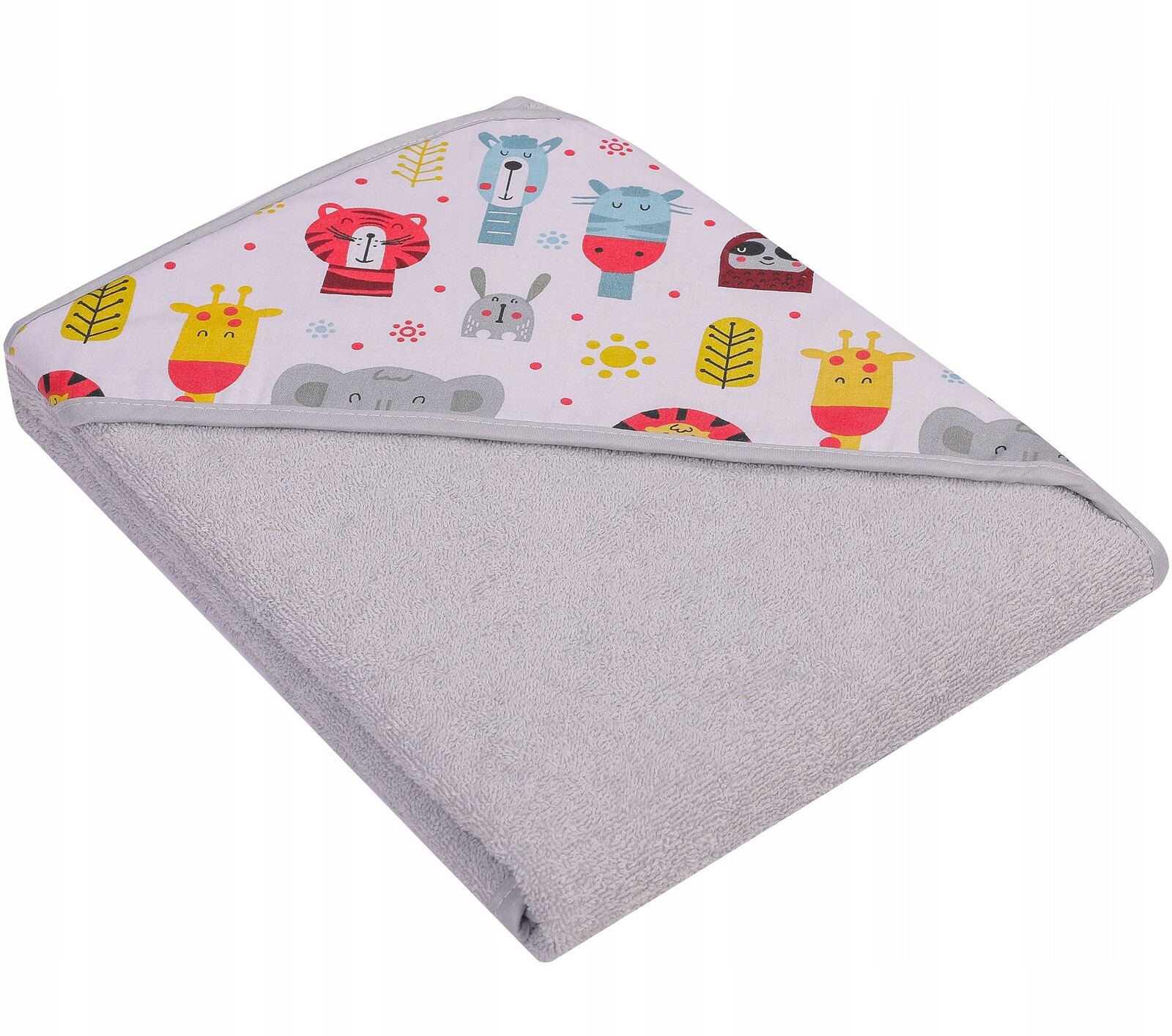 DB Dětská osuška - šedá se zvířátky