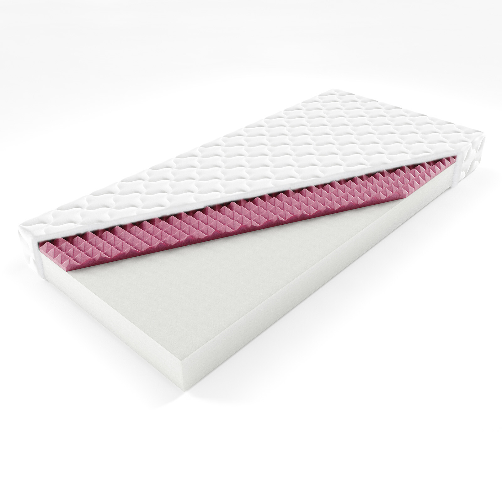 KAC Pěnová matrace s profilovanou pěnou CALIFORNIA 160 x 200 cm 15 cm - 2.jakost