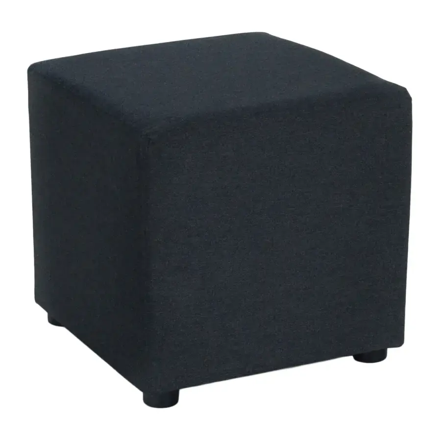 Tempo Kondela Taburet REGOR - Twist/tmavě šedá