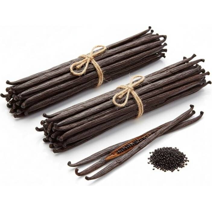 Vanilkový lusk Bourbon – Gourmet / Grade A (16 cm +) 100g (cca 30ks) - Vanilla Ocean - Vanilla Ocean