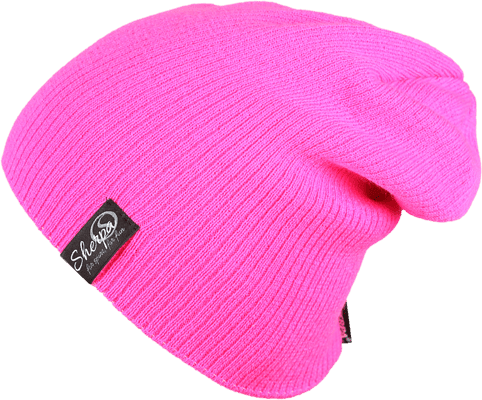 Unisex čepice sherpa iowa ii neonově růžová uni