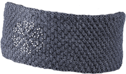 Dámská zimní čelenka sherpa rea-pa tmavě šedá uni