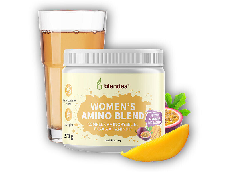 Blendea Blendea Women\'s Amino Blend BCAA + Vitamin C 270g Varianta: mango maracuja
