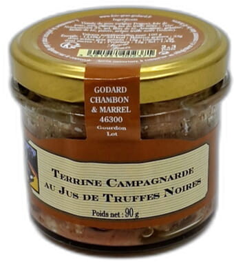 Kachní rilety se šťávou z lanýžů 90g , GODARD