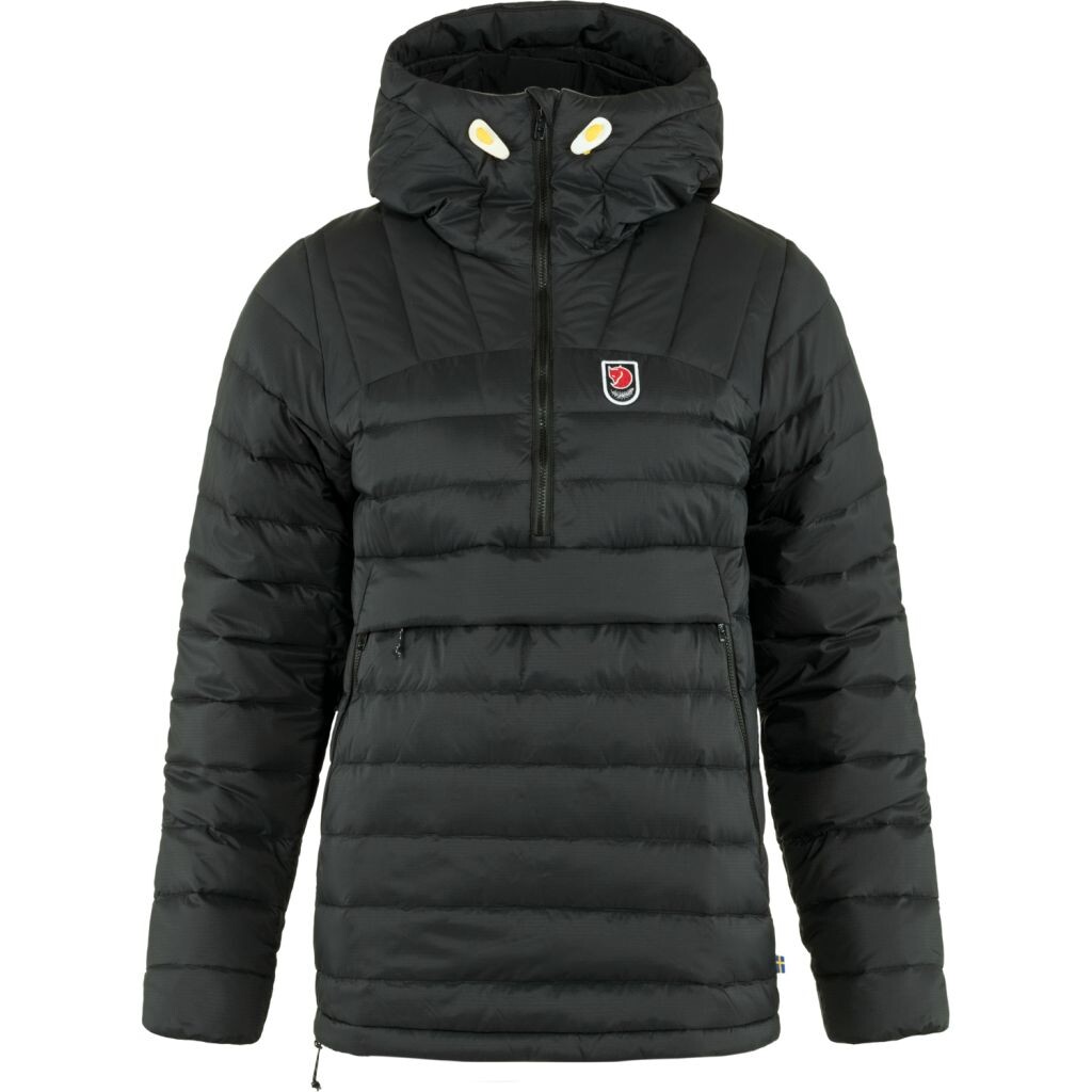 FJÄLLRÄVEN Expedition Pack Down Anorak W, Black velikost: S