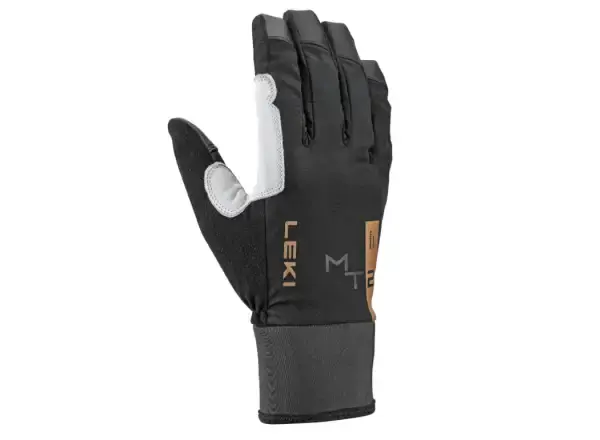 Leki Montera Storm alpinistické rukavice Black/White/Brown vel. 10/XL