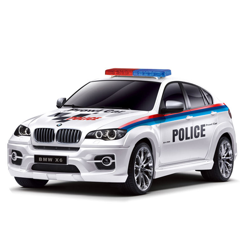 Mamido Mamido Policejní autíčko na dálkové ovládání RC BMW X6 1:24 Barva: Bílá