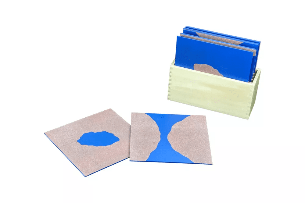 Moyo Montessori Moyo Montessori Karty s různými tvary pevniny a vodních ploch