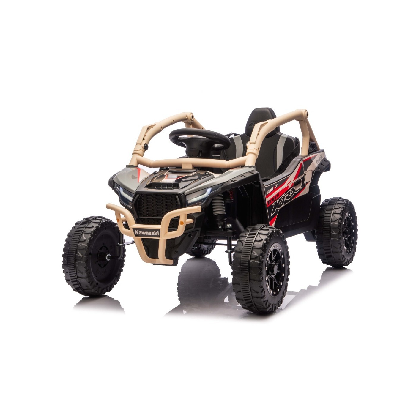 mamido Dětské elektrické autíčko Buggy Kawasaki TERYX KRX1000 24V béžové