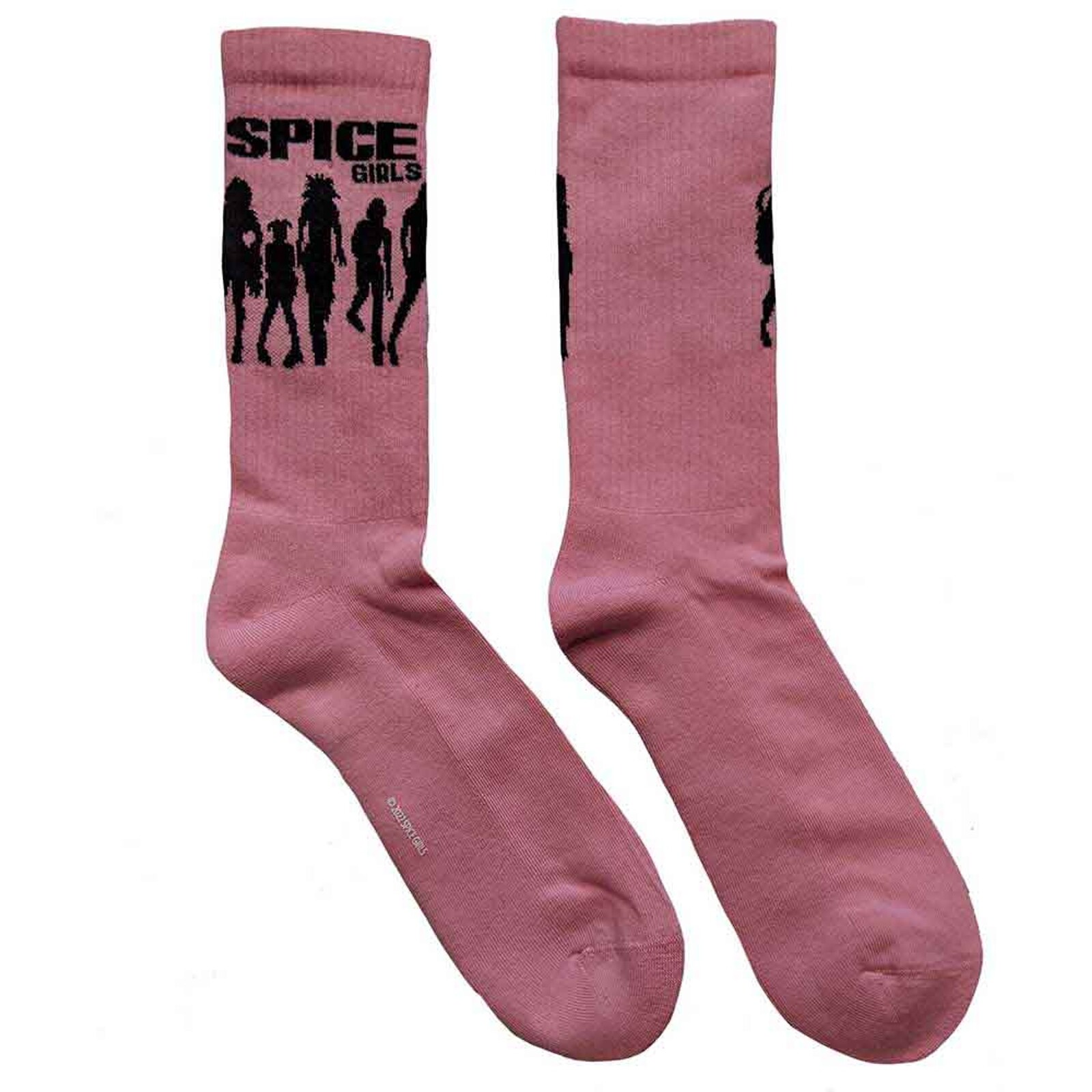 RockOff Spice Girls unisex ponožky se siluetou - růžové (velikost 40-45)