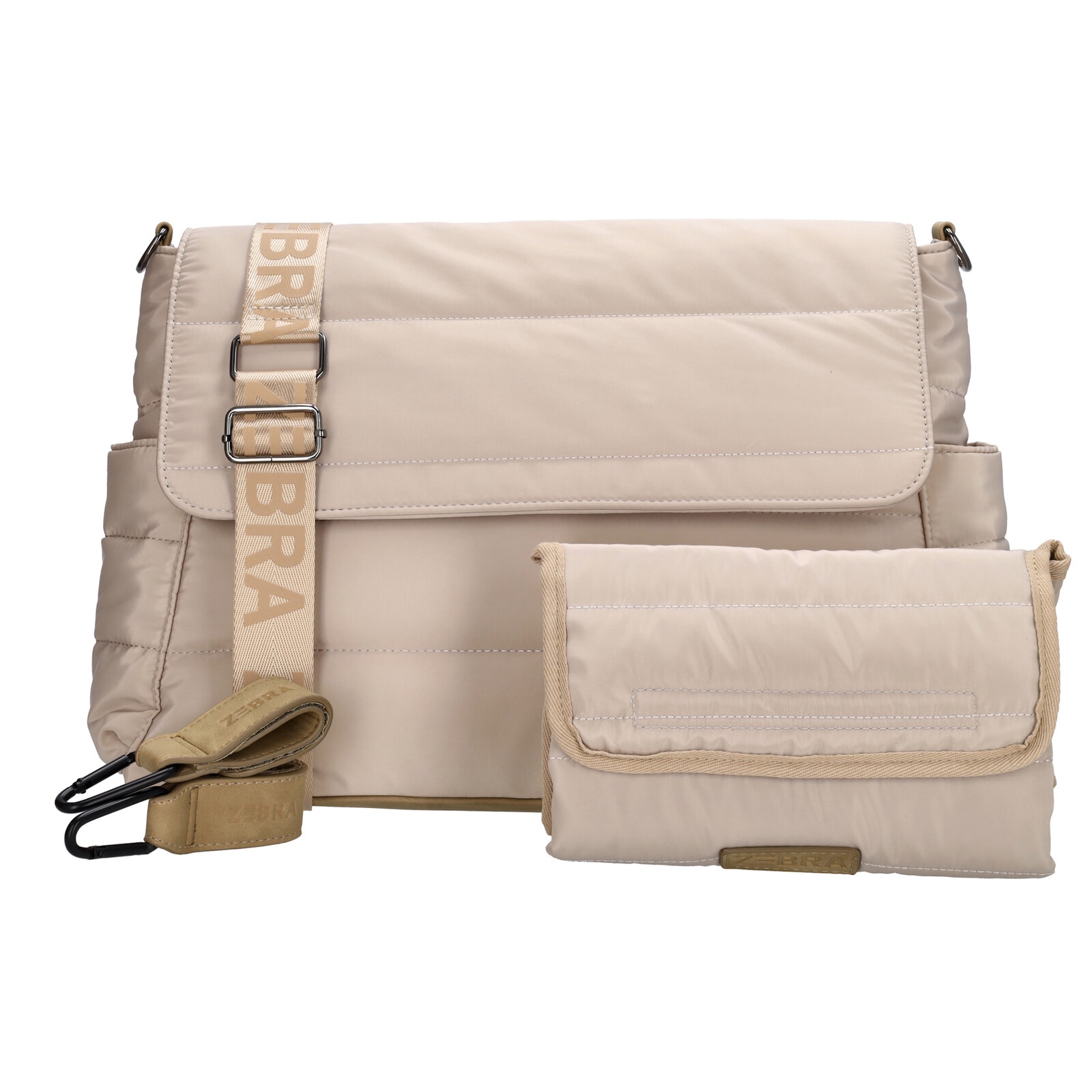 Přebalovací taška Zebra Elske 18 L - světlá taupe