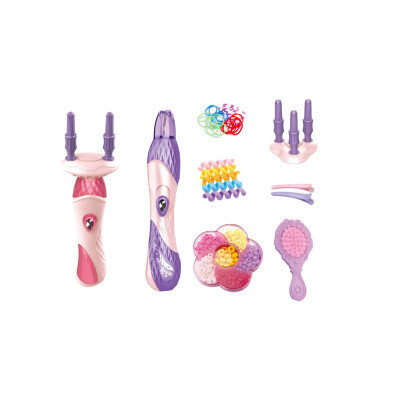 Hrací set na vlasy 2v1 s korálky/gumičky