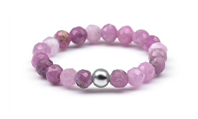 Minerální prsten s rubínem POL-R12 Agato / Obvod: 56 mm - 56 mm